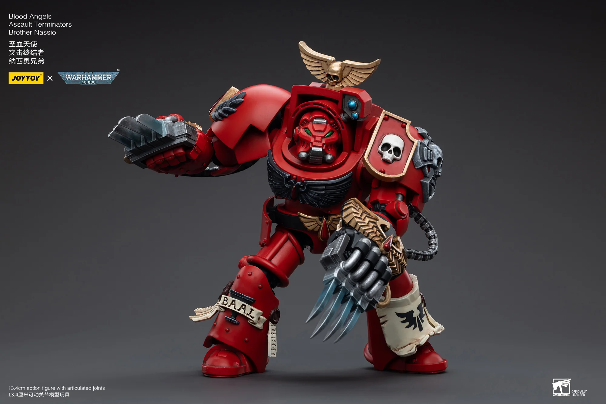 JOYTOY Warhammer 40k 1: 18 Blood Angels Assault Terminators - JOYTOY WORLD
