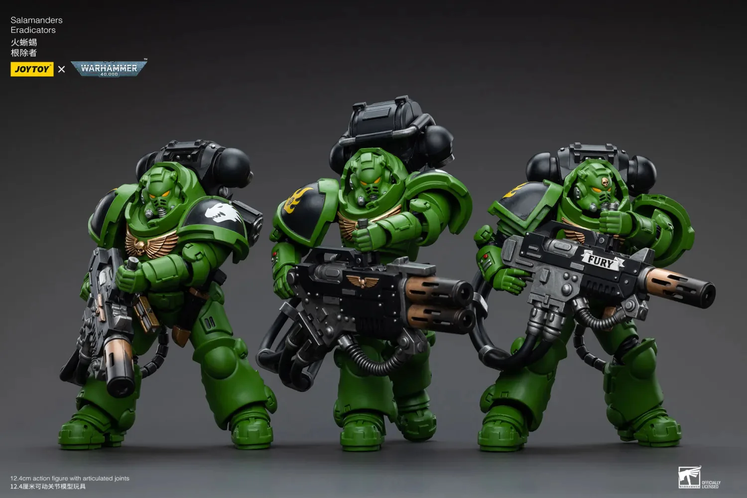 JOYTOY JT5253 5260 5277 Warhammer 40k 1: 18 Salamanders Eradicators - JOYTOY WORLD