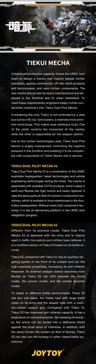 JOYTOY JT4560 1:25 Tiekui Dual Pilot Mecha 02 - JOYTOY WORLD