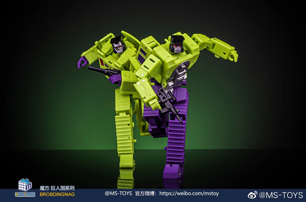 MAGIC SQUARE MS TOYS G1 Devastator MS-B41A Excavator & MS-B42A Bulldozer - JOYTOY WORLD