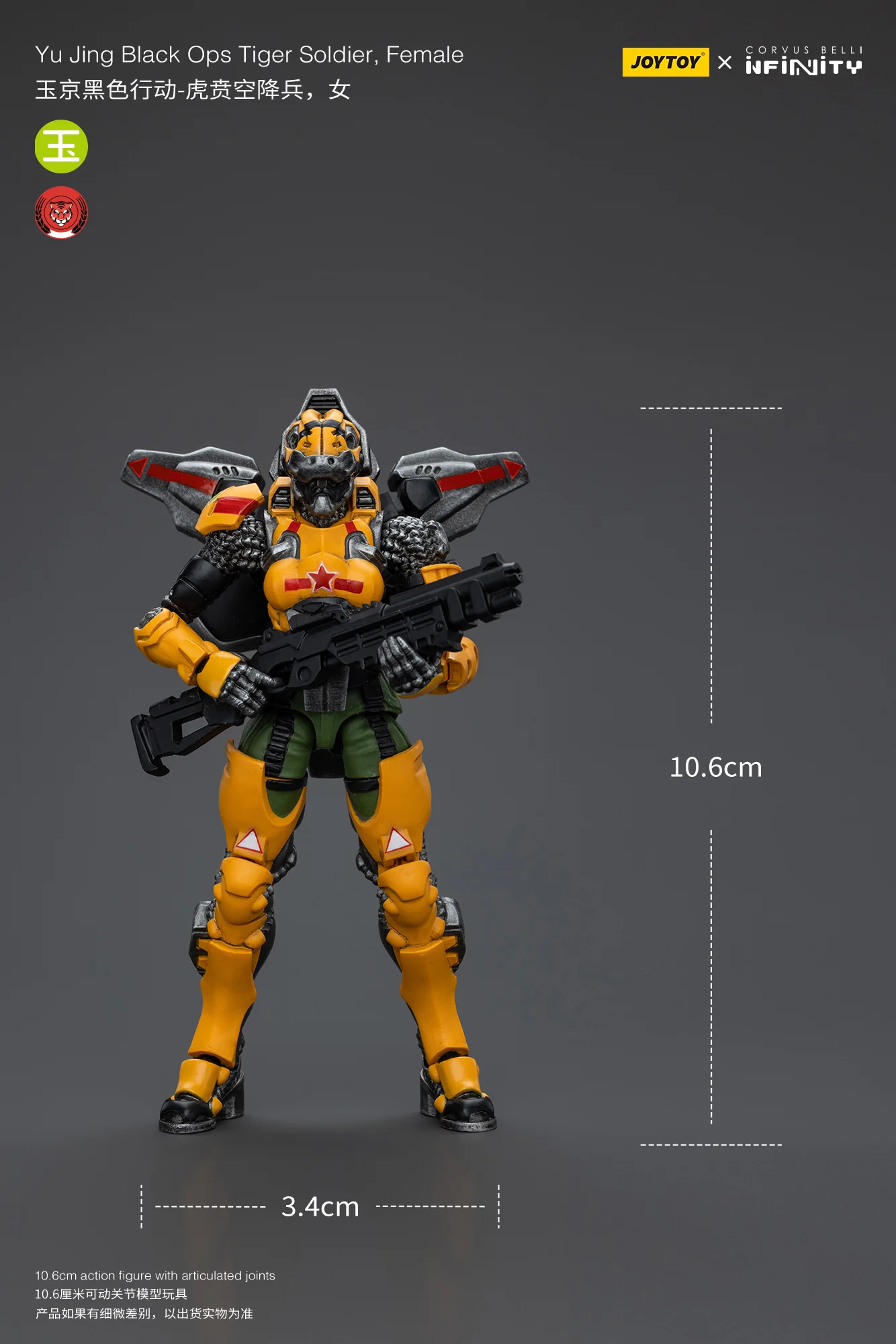 JOYTOY Infinity - Corvus Belli Yu Jing Tiger Soldiers
