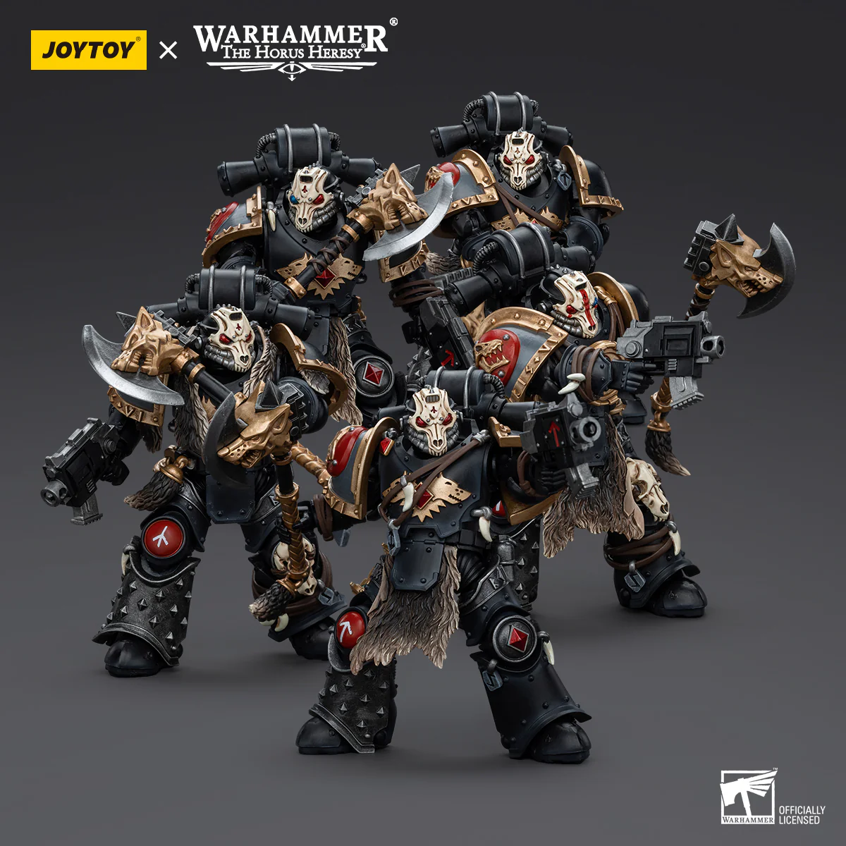JOYTOY Warhammer The Horus Heresy 1:18 Space Wolves Deathsworn Pack - JOYTOY WORLD