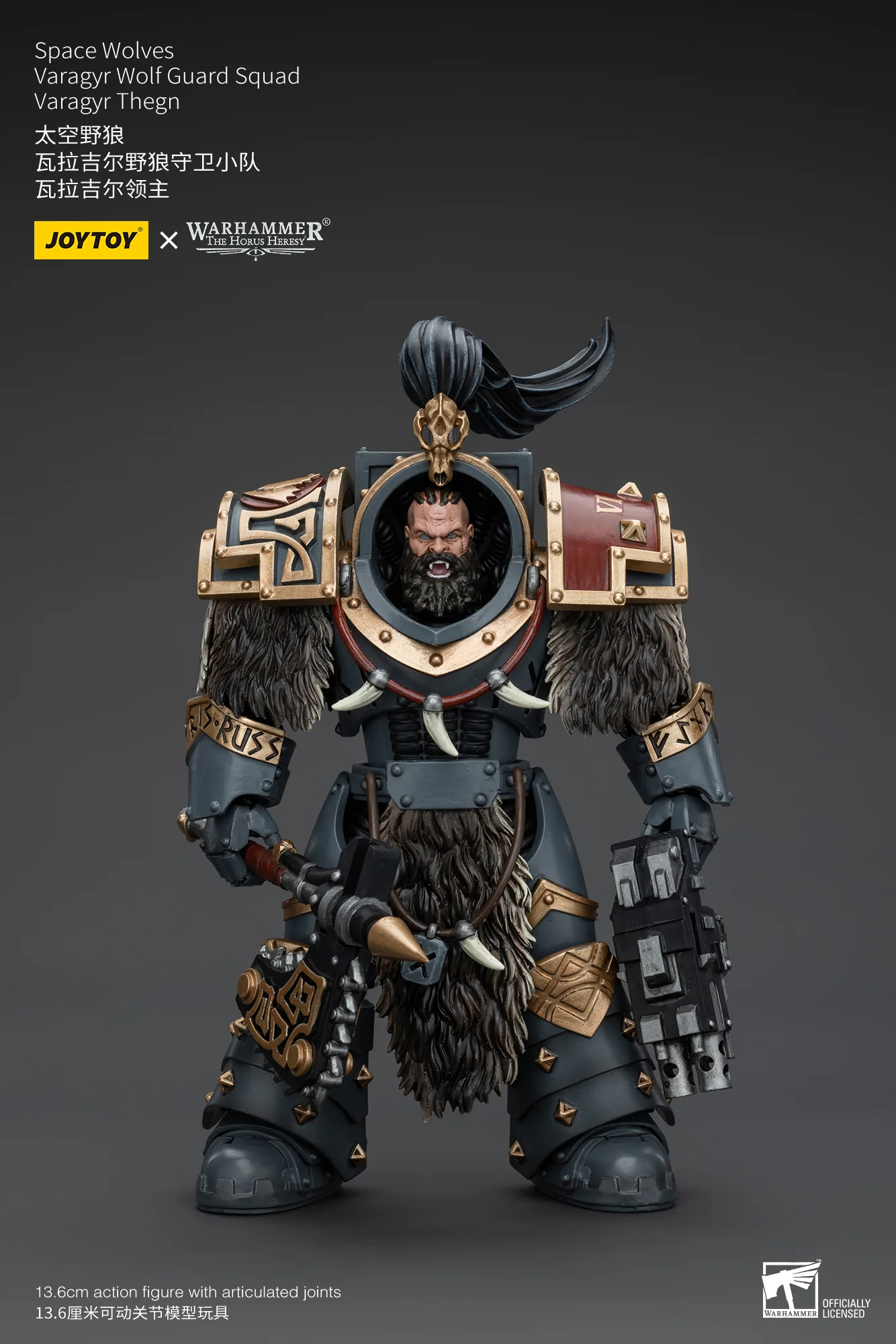 JOYTOY Warhammer The Horus Heresy 1:18 Space Wolves Varagyr Wolf Guard Squad - JOYTOY WORLD