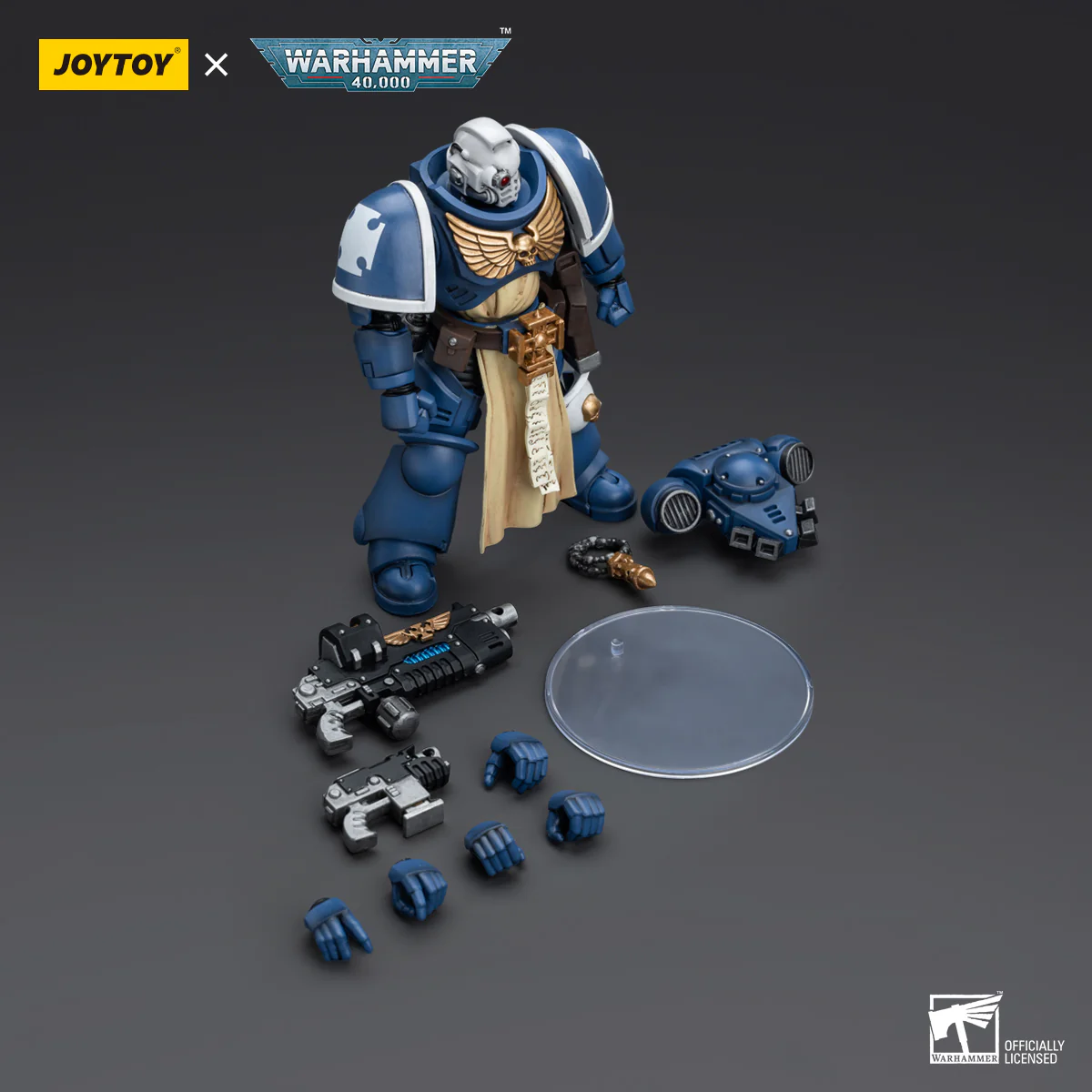 JOYTOY Warhammer 40k 1: 18 Ultramarines Sternguard Veteran Sergeant - JOYTOY WORLD