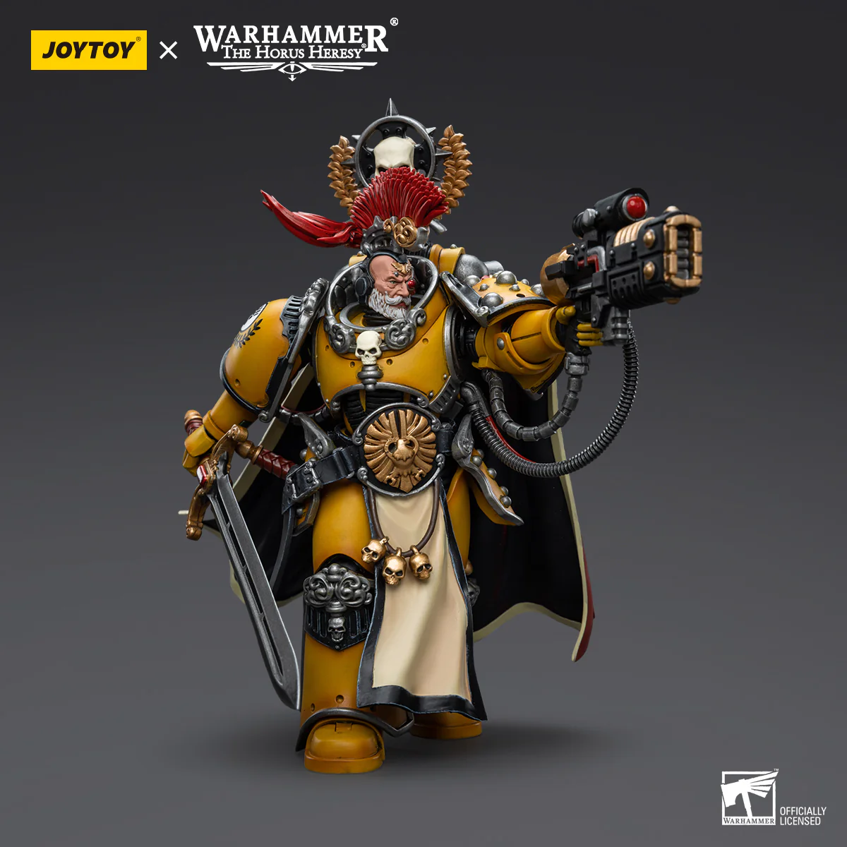 JOYTOY JT9138 Warhammer The Horus Heresy 1: 18 Imperial Fists Legion Praetor with Power Sword - JOYTOY WORLD