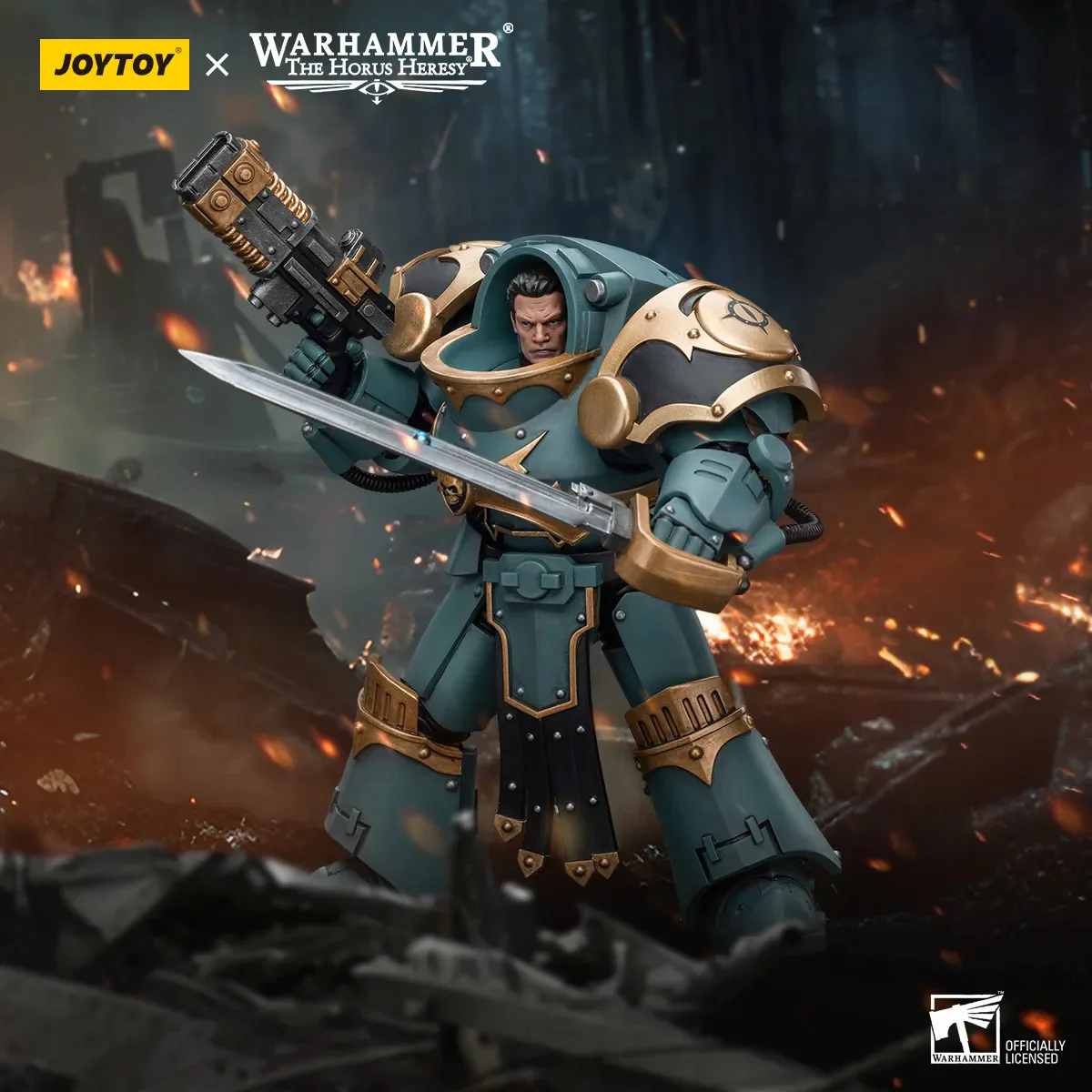 JOYTOY Warhammer The Horus Heresy 1: 18 Sons Of Horus Tartaros Terminator Squad - JOYTOY WORLD