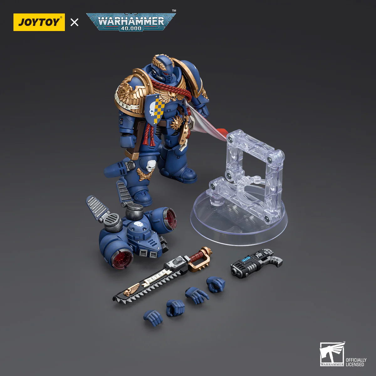 JOYTOY Warhammer 40k 1: 18 Ultramarines Jump Pack Intercessors - JOYTOY WORLD