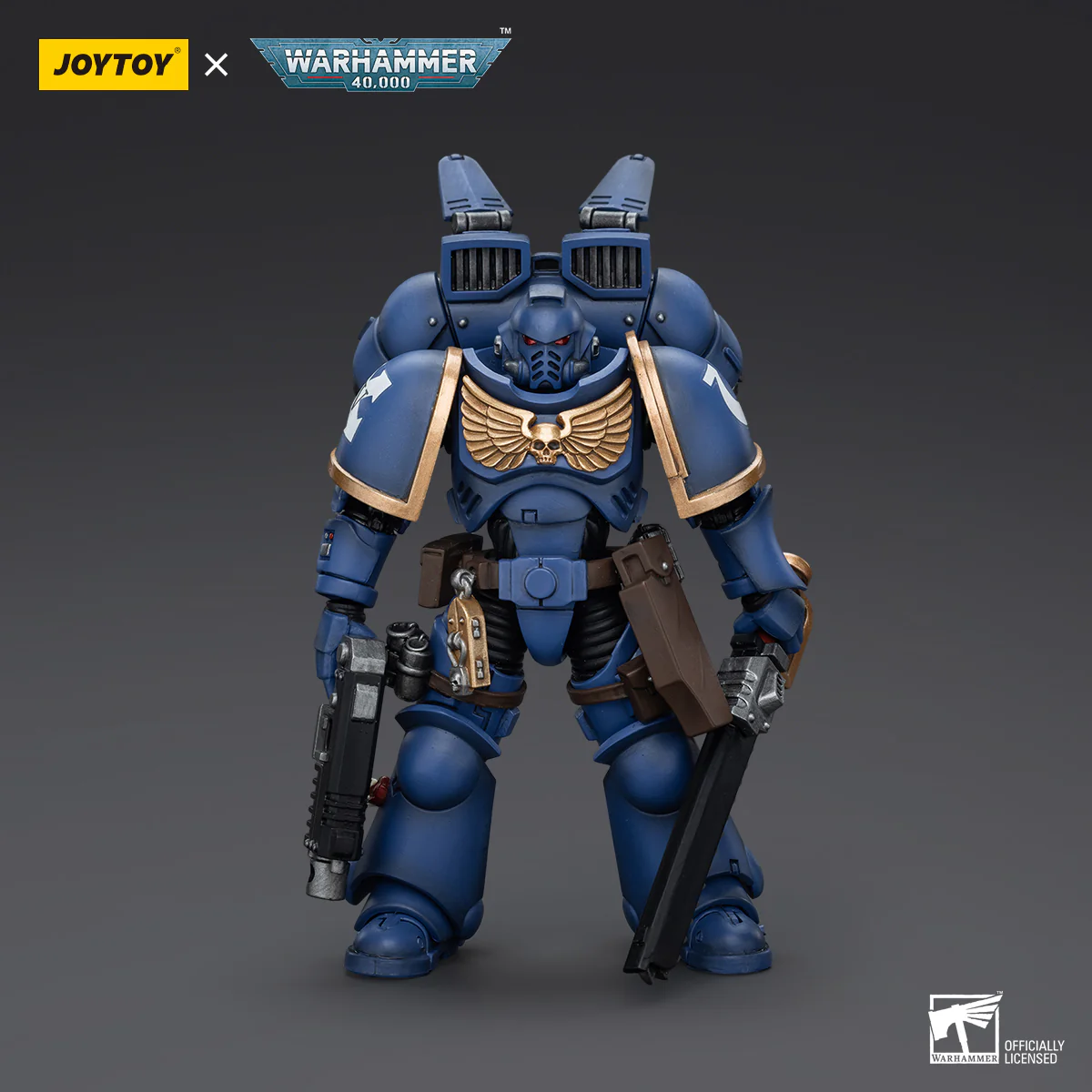 JOYTOY Warhammer 40k 1: 18 Ultramarines Jump Pack Intercessors - JOYTOY WORLD
