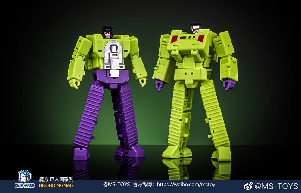 MAGIC SQUARE MS TOYS G1 Devastator MS-B41A Excavator & MS-B42A Bulldozer - JOYTOY WORLD