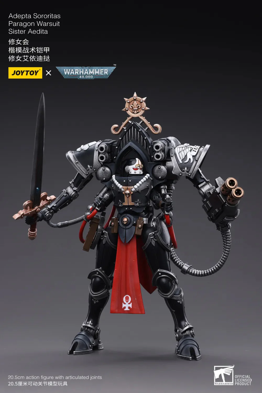 JOYTOY JT4379 Warhammer 40k 1: 18 Adepta Sororitas Paragon Warsuit Sister Aedita - JOYTOY WORLD