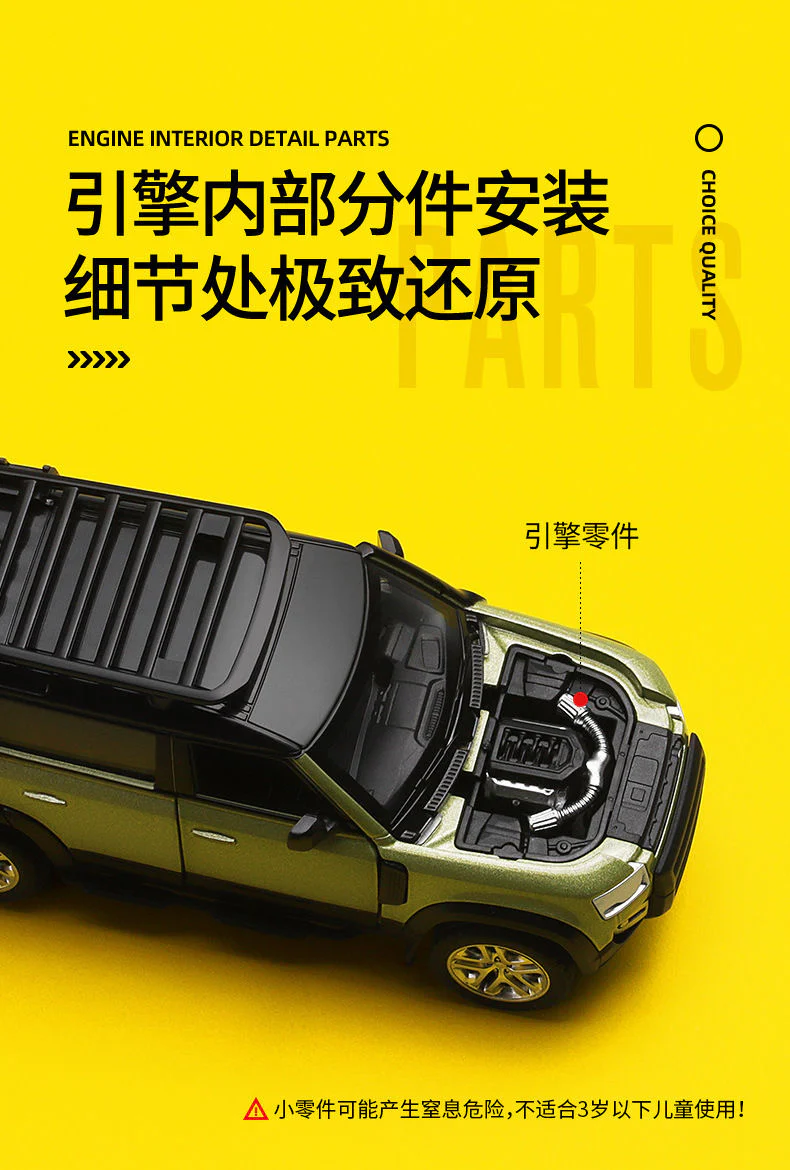 CCA 67134 1:43 Choice Quality Alloy Land Rover Defender - JOYTOY WORLD