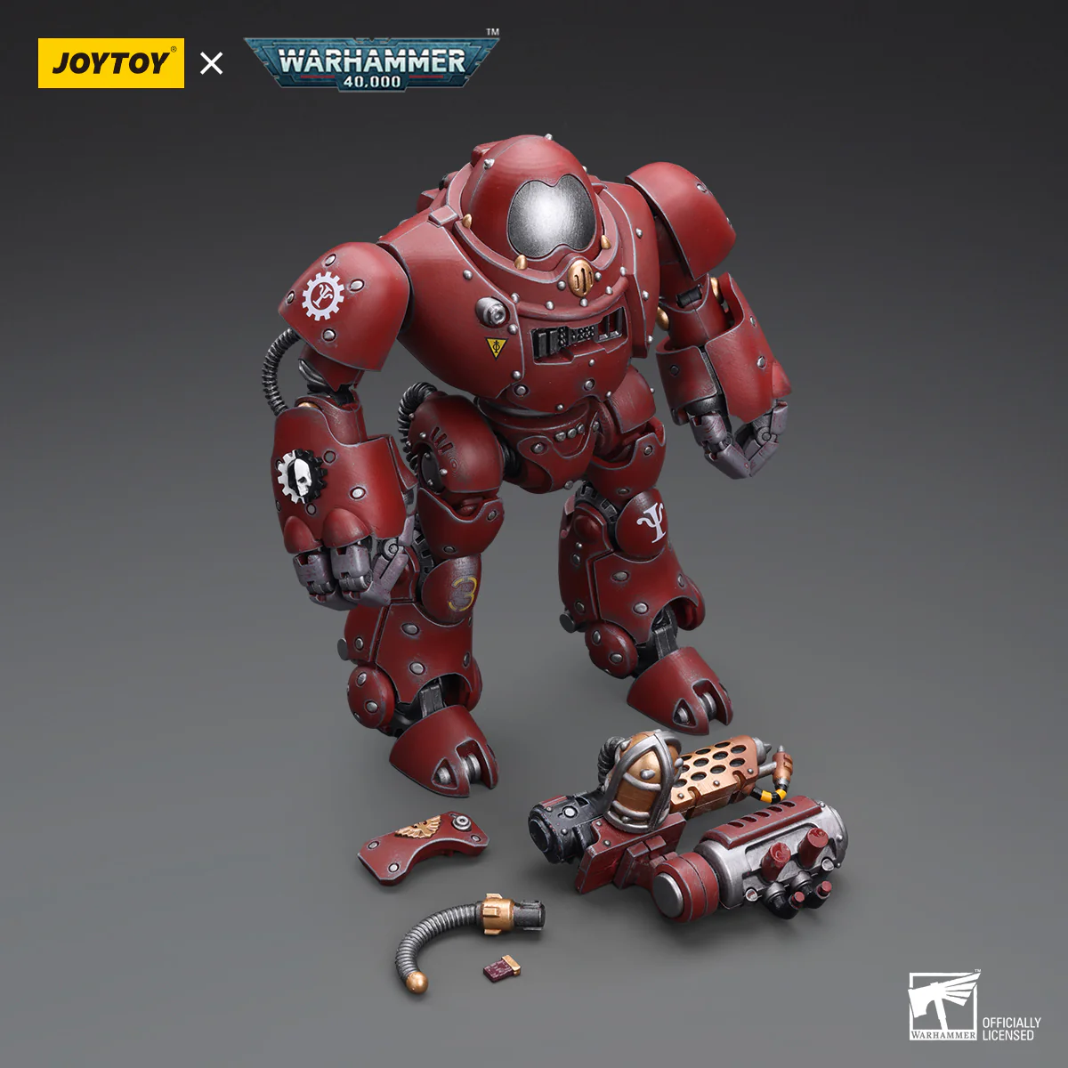 JOYTOY JT7738 Warhammer 40k 1: 18 Adeptus Mechanicus Kastelan Robot with Incendine Combustor - JOYTOY WORLD