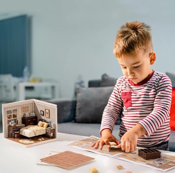 Robotime DW009 Sweet Dream Bedroom - JOYTOY WORLD