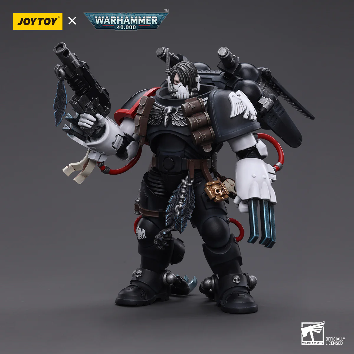 JOYTOY JT6427 Warhammer 40k 1: 18 Raven Guard Chapter Master Kayvaan Shrike - JOYTOY WORLD