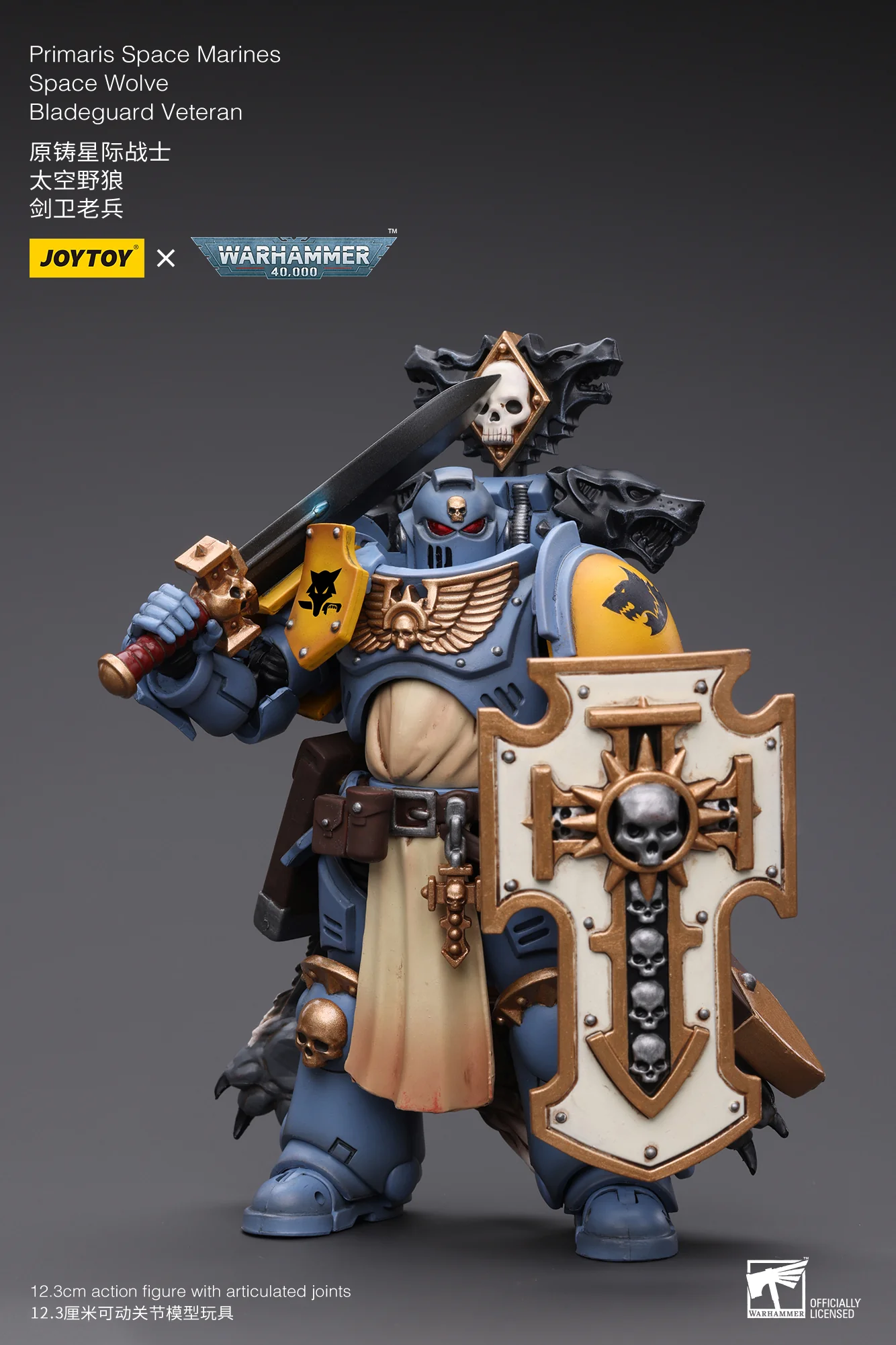 JOYTOY Warhammer 40k 1: 18 Pmaris Space Marines Bladeguard Veteran - JOYTOY WORLD