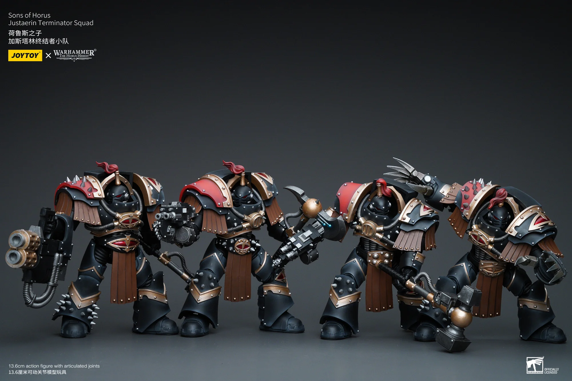 JOYTOY Warhammer The Horus Heresy 1:18 Sons of Horus Justaerin Terminator Squad - JOYTOY WORLD