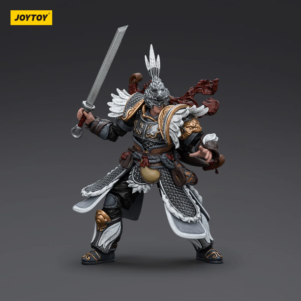 JOYTOY JT5901 6045 1:18 Dark Source-JiangHu Northern Hanland Empire White Feather Snowfield Archery Cavalry and White Feather Armored Horse - JOYTOY WORLD