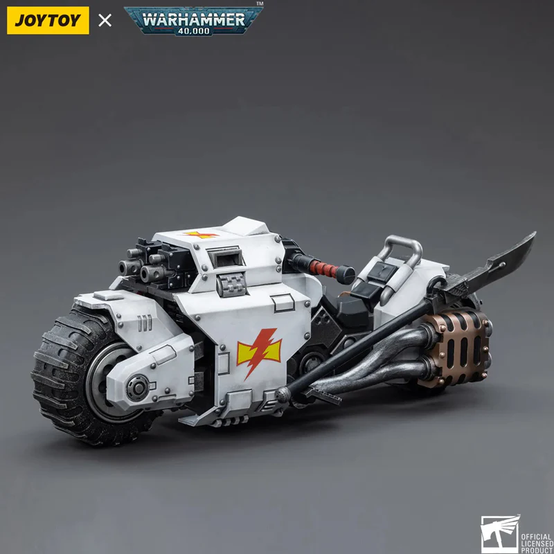 JOYTOY JT4836 1: 18 White Scars Raider-pattern Combat Bike - JOYTOY WORLD
