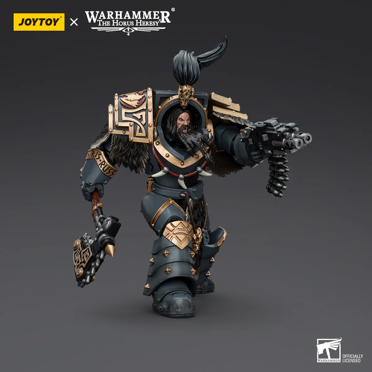 JOYTOY Warhammer The Horus Heresy 1:18 Space Wolves Varagyr Wolf Guard Squad - JOYTOY WORLD