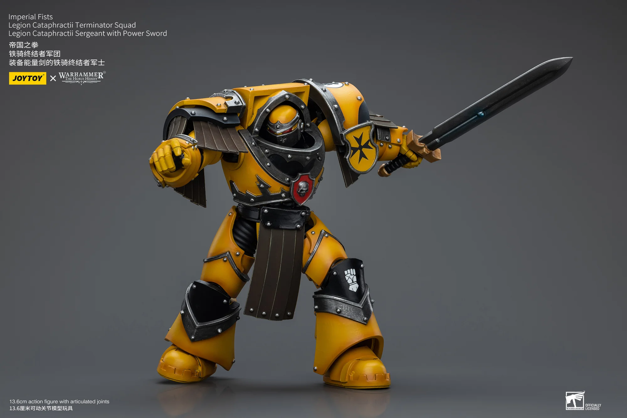 JOYTOY Warhammer The Horus Heresy 1:18 Imperial Fists Legion Cataphractii Terminator Squad - JOYTOY WORLD