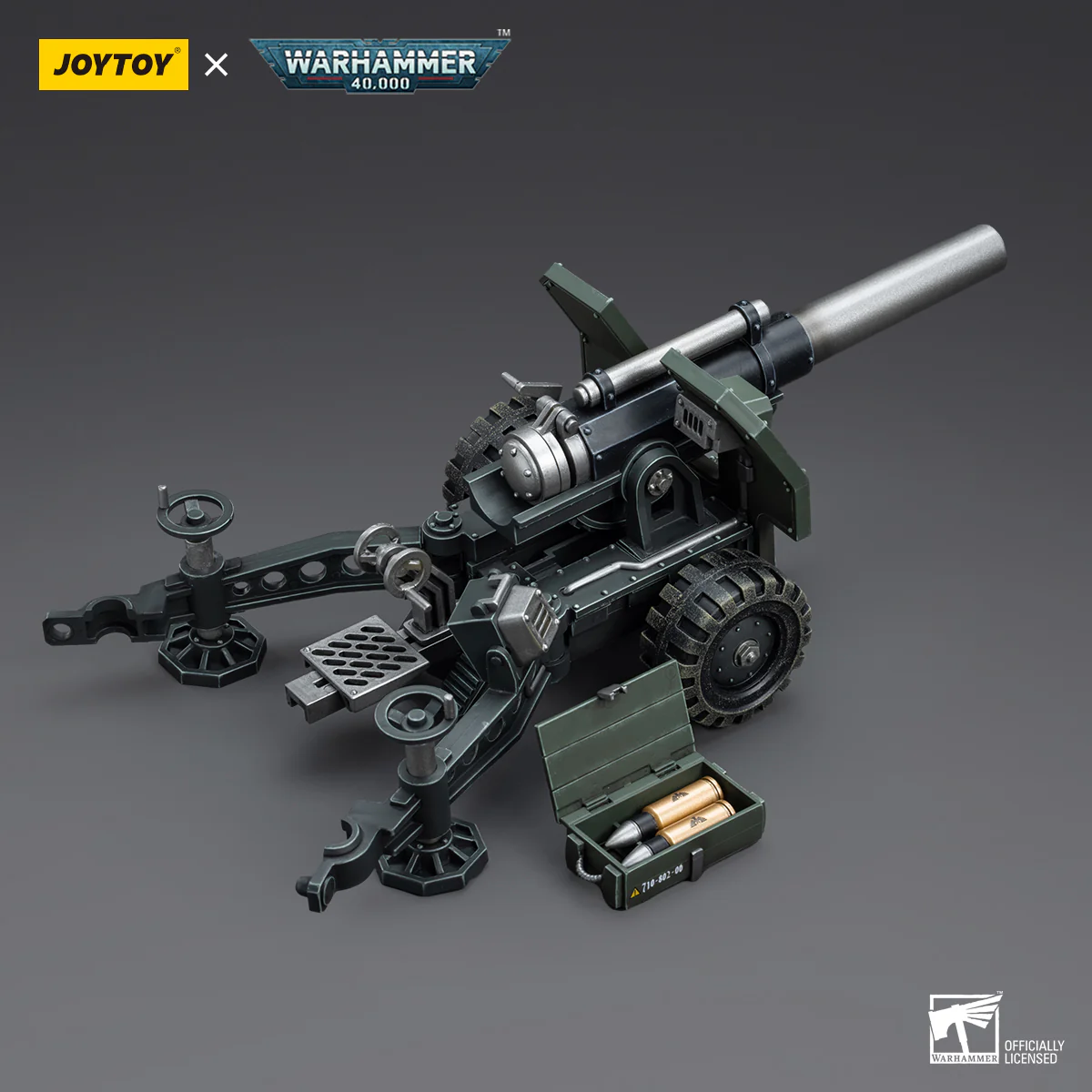 JOYTOY JT8858 Warhammer 40k 1: 18 Cadia Stands Astra Militarum Ordnance Team with Bombast Field Gun - JOYTOY WORLD