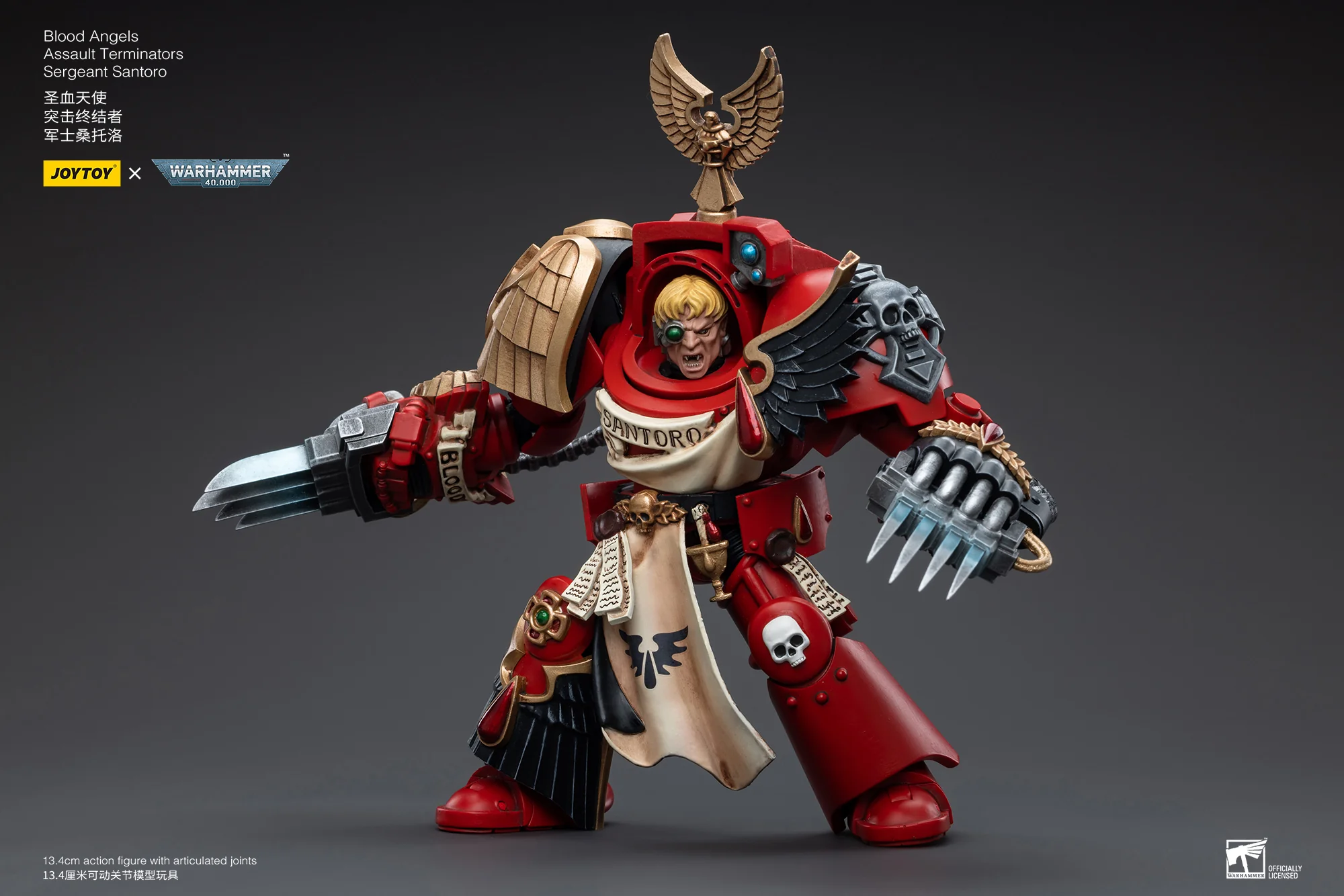 JOYTOY Warhammer 40k 1: 18 Blood Angels Assault Terminators - JOYTOY WORLD