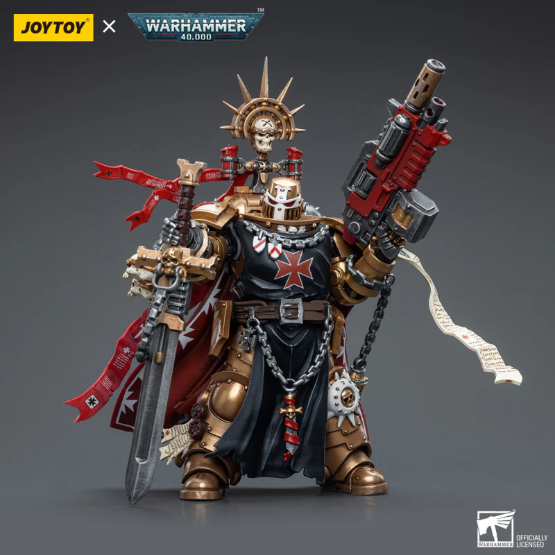 JOYTOY JT6540 Warhammer 40k 1: 18 Black Templars High Marshal Helbrecht - JOYTOY WORLD