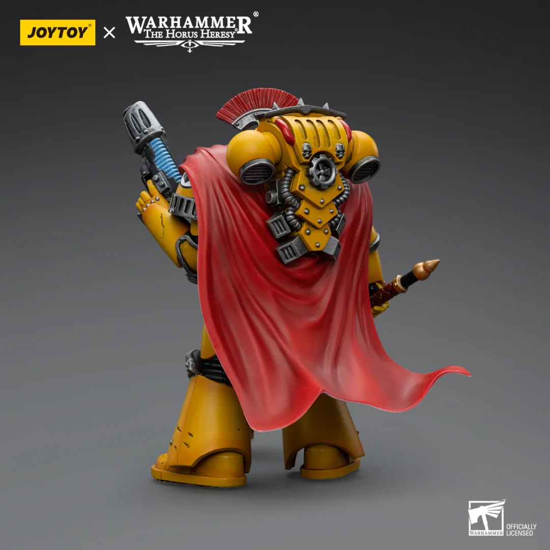 JOYTOY Warhammer 40K Imperial Fists Legion MkIII Despoiler Sargeant – 1:18 Figur, Mit Plasma Pistole & Zubehör JOYTOY Warhammer 40K Imperial Fists Legion MkIII Despoiler Sargeant – 1:18 Figur, Mit Plasma Pistole & Zubehör