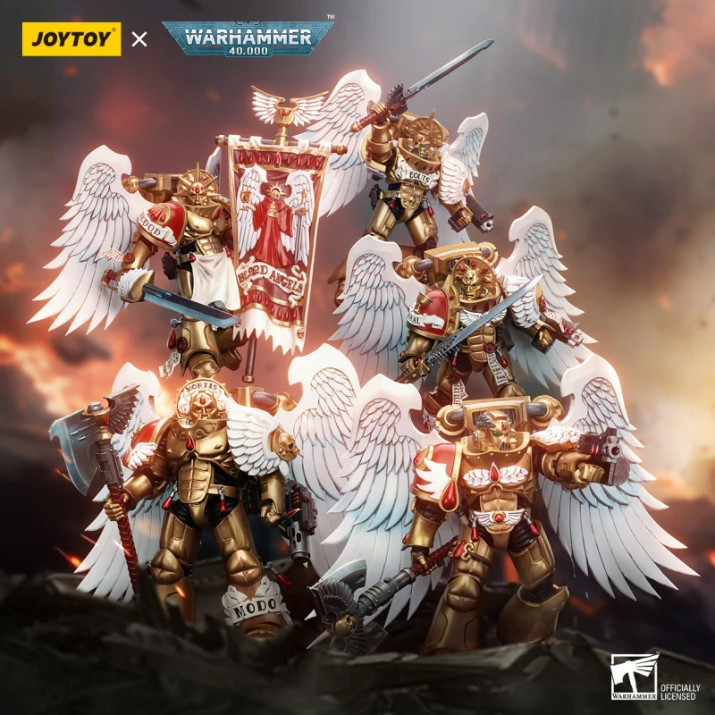 JOYTOY Warhammer 40k 1: 18 Blood Angels Sanguinary Guard - JOYTOY WORLD