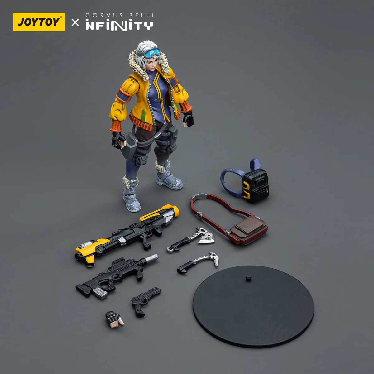 JOYTOY JT7608 Infinity - Corvus Belli Oktavia Grimsdottir lcebreaker's Harpooner - JOYTOY WORLD