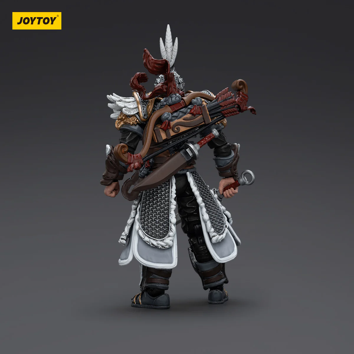 JOYTOY JT5901 6045 1:18 Dark Source-JiangHu Northern Hanland Empire White Feather Snowfield Archery Cavalry and White Feather Armored Horse - JOYTOY WORLD