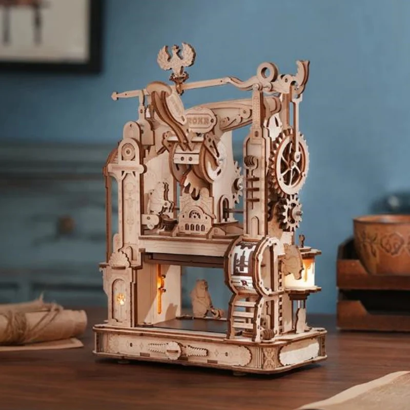 Robotime LK602 Classic Printing Press - JOYTOY WORLD