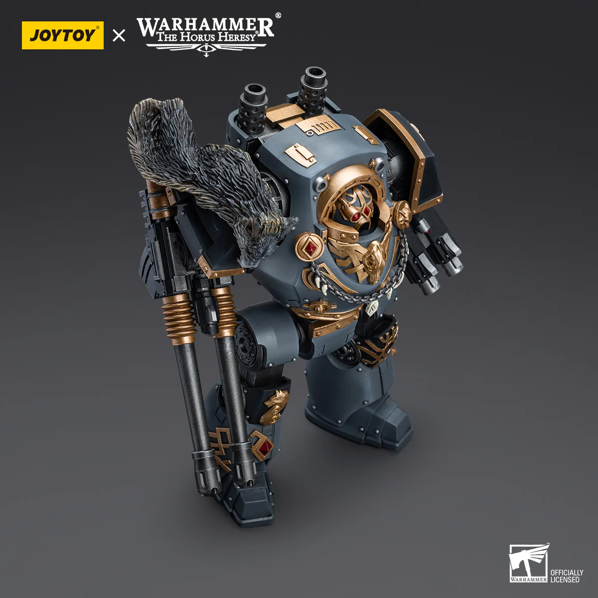 JOYTOY JT9961 Warhammer The Horus Heresy 1: 18 Space Wolves Contemptor Dreadnought with Gravis Bolt Cannon - JOYTOY WORLD