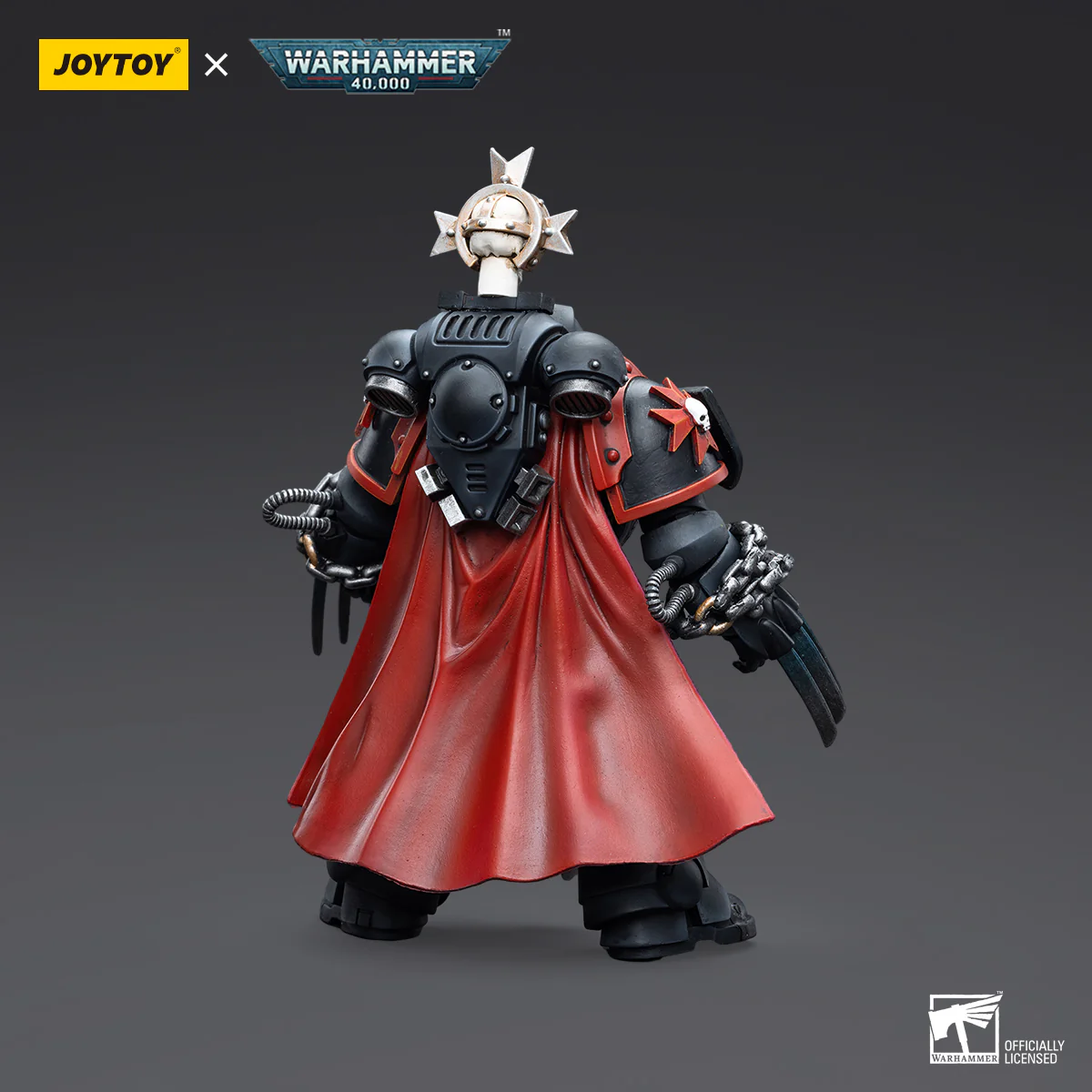 JOYTOY Warhammer 40k 1: 18 Black Templars Primaris Sword Brethren - JOYTOY WORLD