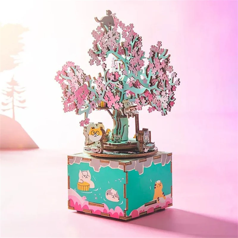 Robotime AM409 Cherry Blossom Tree - JOYTOY WORLD