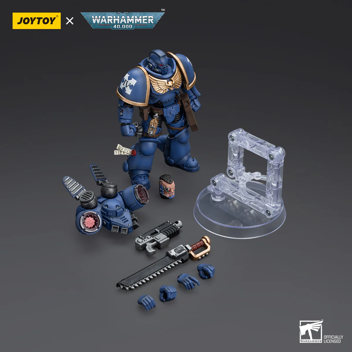 JOYTOY Warhammer 40k 1: 18 Ultramarines Jump Pack Intercessors - JOYTOY WORLD