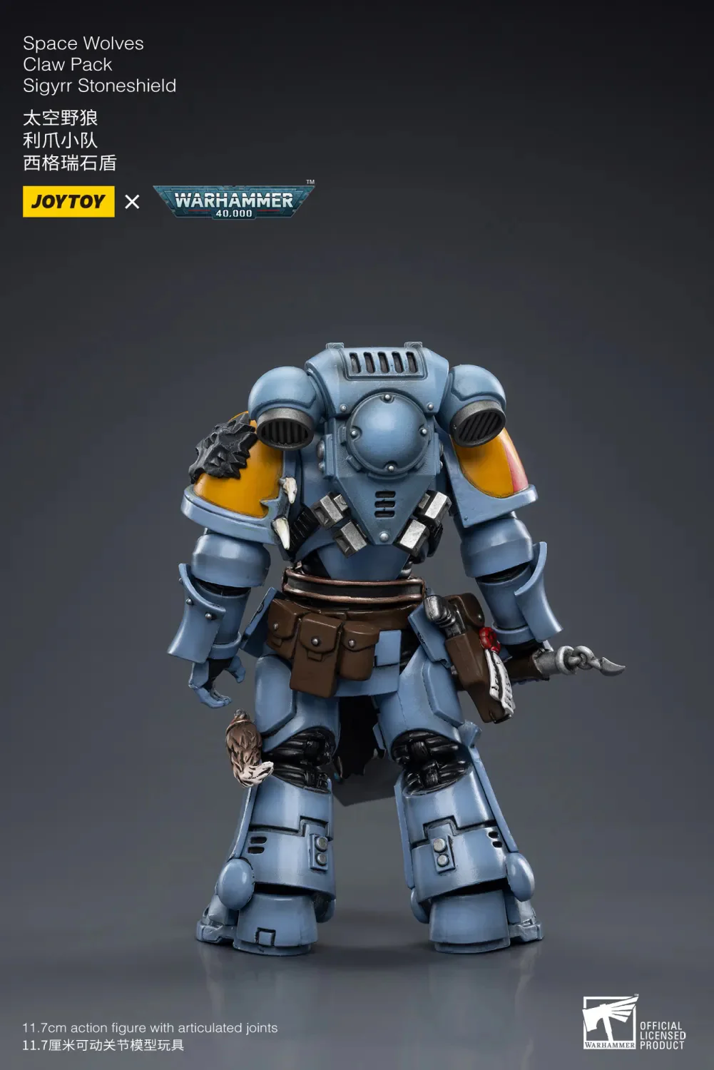 JOYTOY JT3792 Warhammer 40k 1: 18 Space Wolves Claw Pack Sigyrr Stoneshield - JOYTOY WORLD