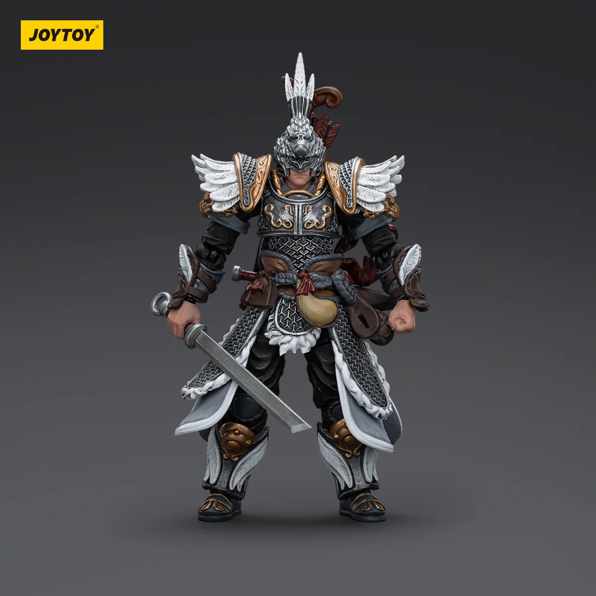 JOYTOY JT5901 6045 1:18 Dark Source-JiangHu Northern Hanland Empire White Feather Snowfield Archery Cavalry and White Feather Armored Horse - JOYTOY WORLD