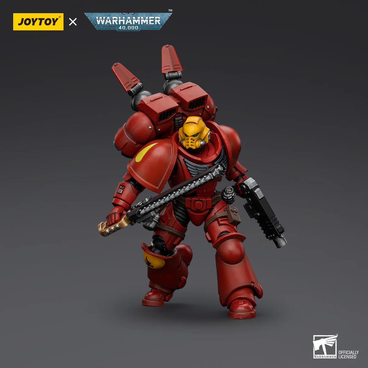 JOYTOY Warhammer 40k 1: 18 Blood Angels Jump Pack Intercessors - JOYTOY WORLD