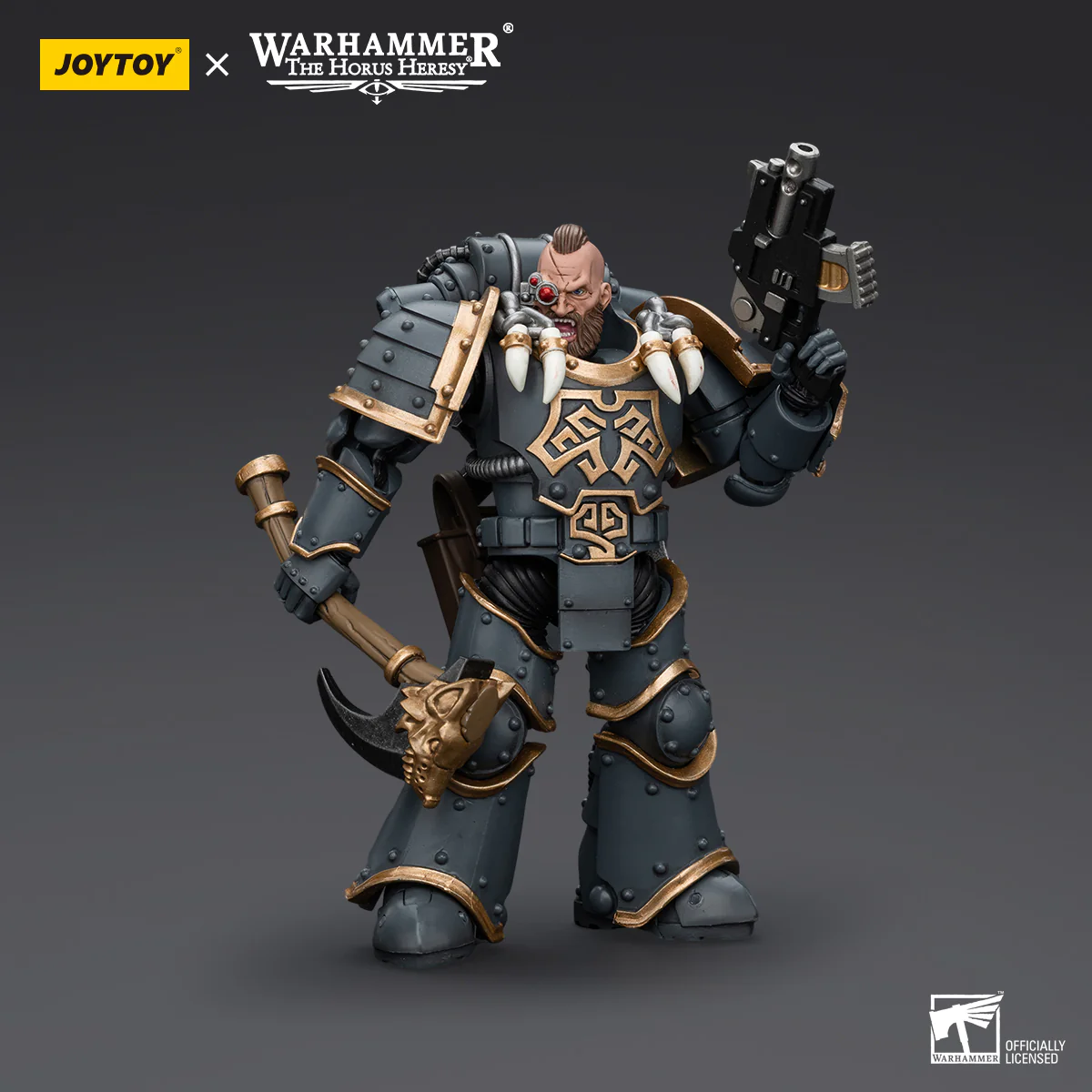 JOYTOY Warhammer The Horus Heresy 1:18 Space Wolves Grey Slayer Pack - JOYTOY WORLD