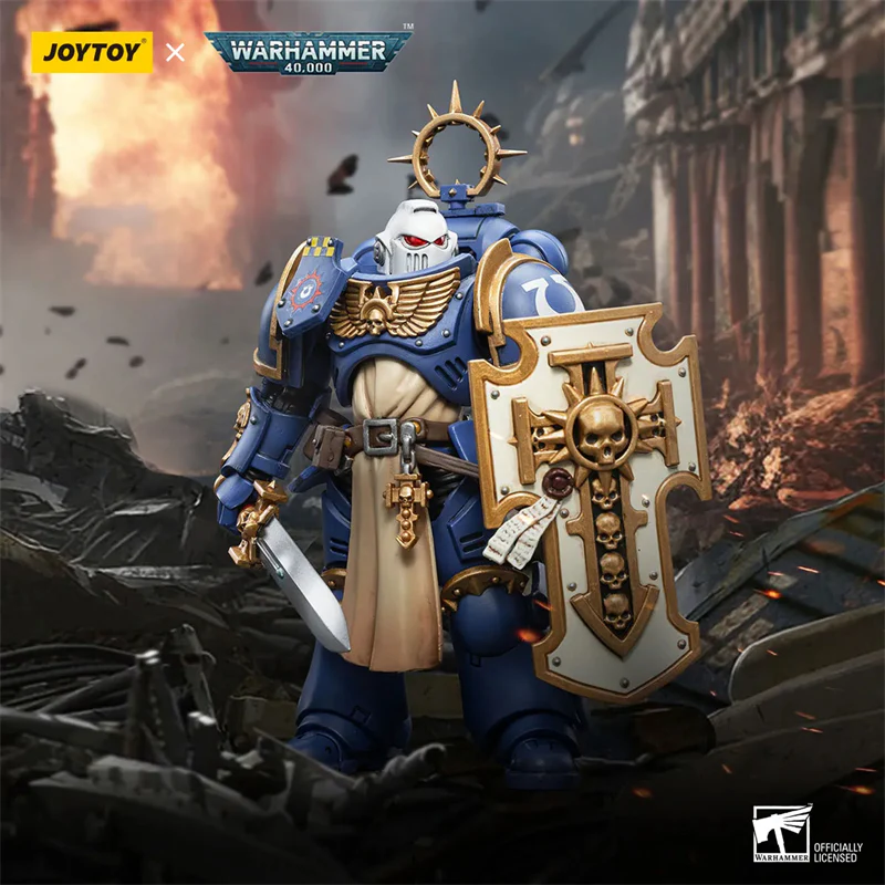 JOYTOY Warhammer 40k 1: 18 Space Marines Ultramarines Bladeguard Veterans - JOYTOY WORLD