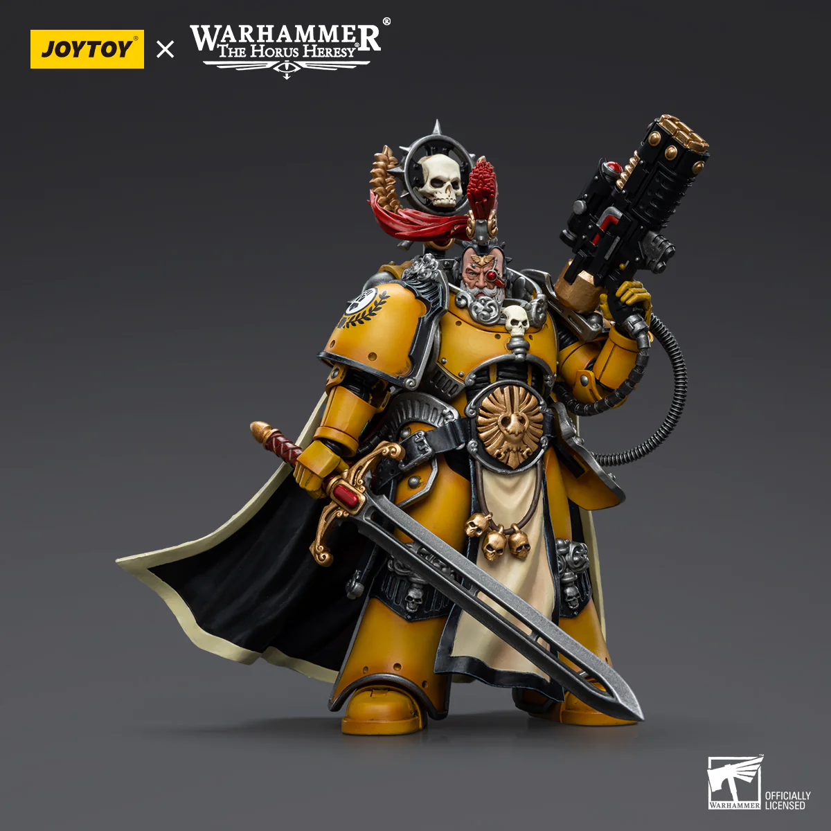 JOYTOY JT9138 Warhammer The Horus Heresy 1: 18 Imperial Fists Legion Praetor with Power Sword - JOYTOY WORLD