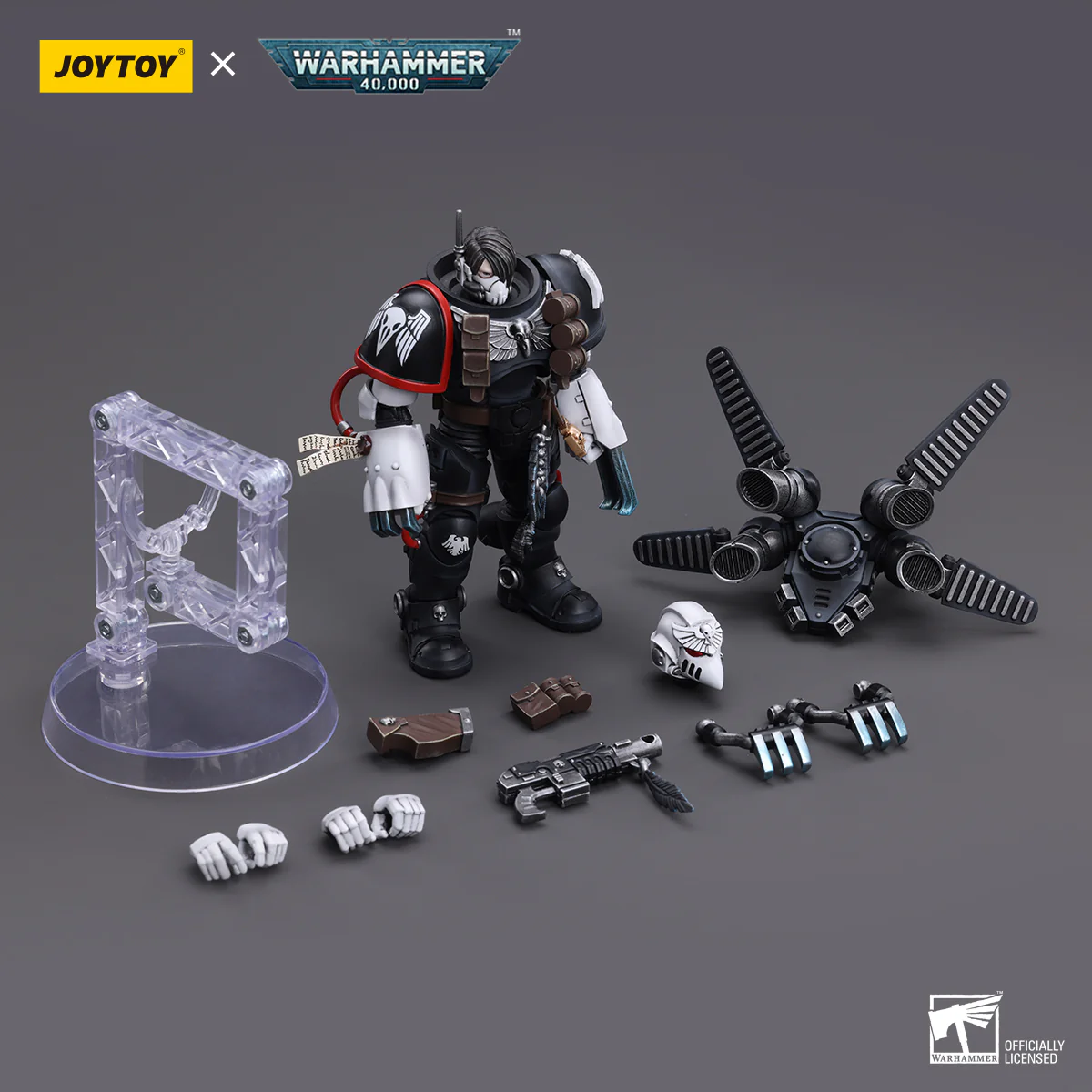 JOYTOY JT6427 Warhammer 40k 1: 18 Raven Guard Chapter Master Kayvaan Shrike - JOYTOY WORLD