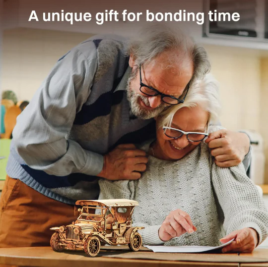 Robotime MC801 Vintage Car - JOYTOY WORLD