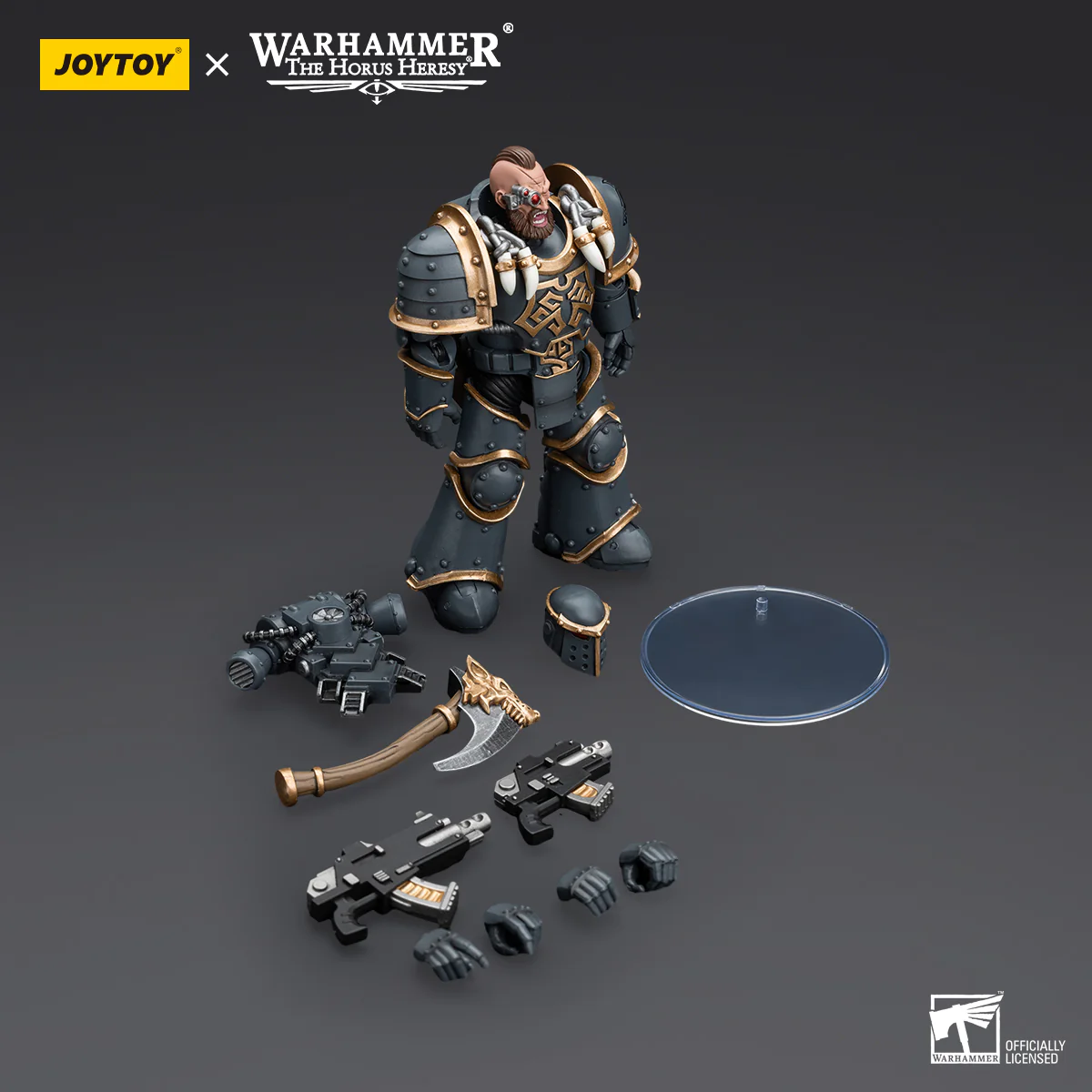 JOYTOY Warhammer The Horus Heresy 1:18 Space Wolves Grey Slayer Pack - JOYTOY WORLD