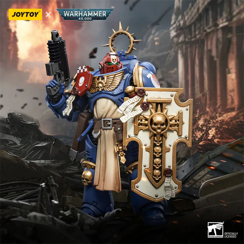 JOYTOY Warhammer 40k 1: 18 Space Marines Ultramarines Bladeguard Veterans - JOYTOY WORLD