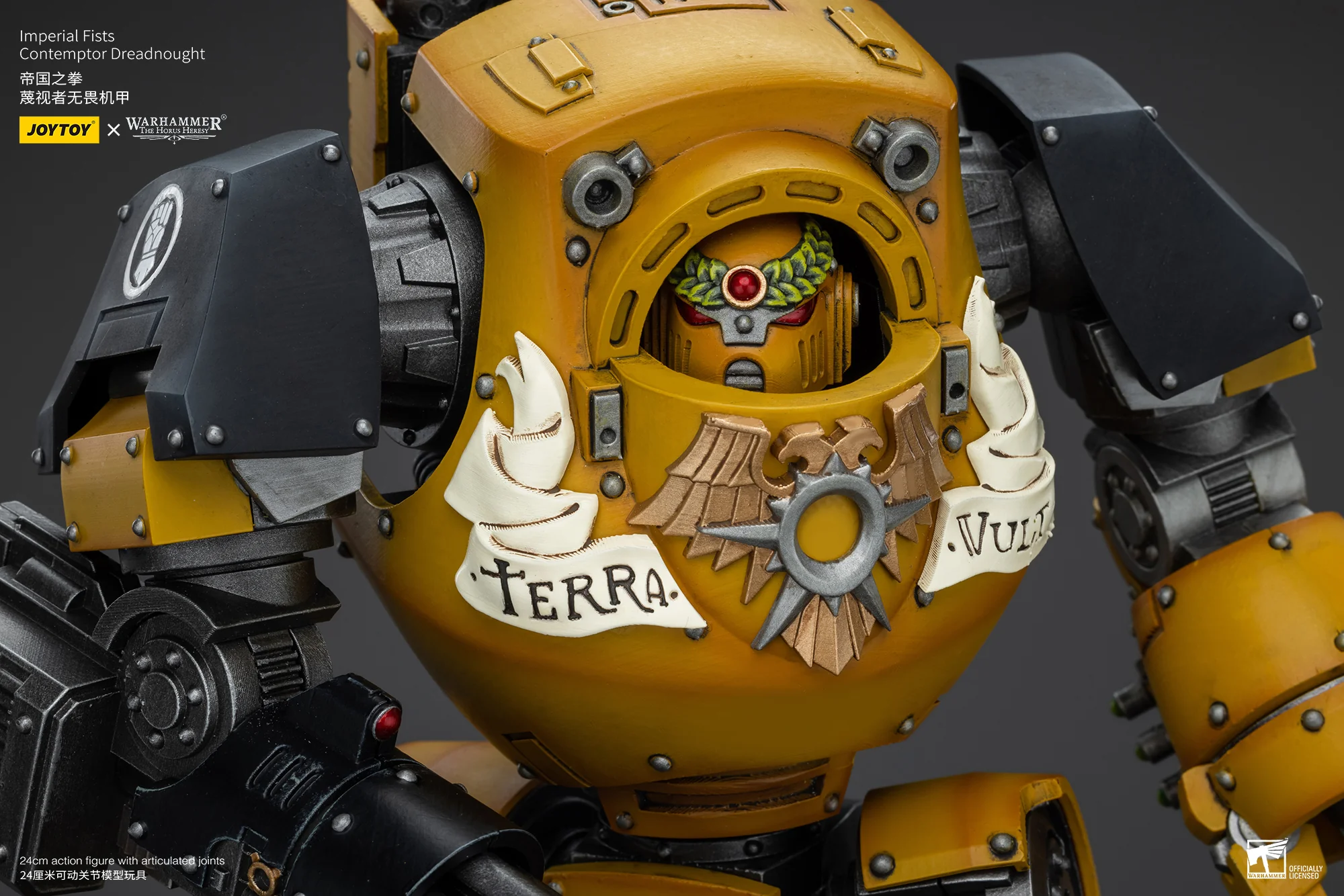 JOYTOY JT9411 Warhammer The Horus Heresy 1: 18 Imperial Fists Contemptor Dreadnought - JOYTOY WORLD