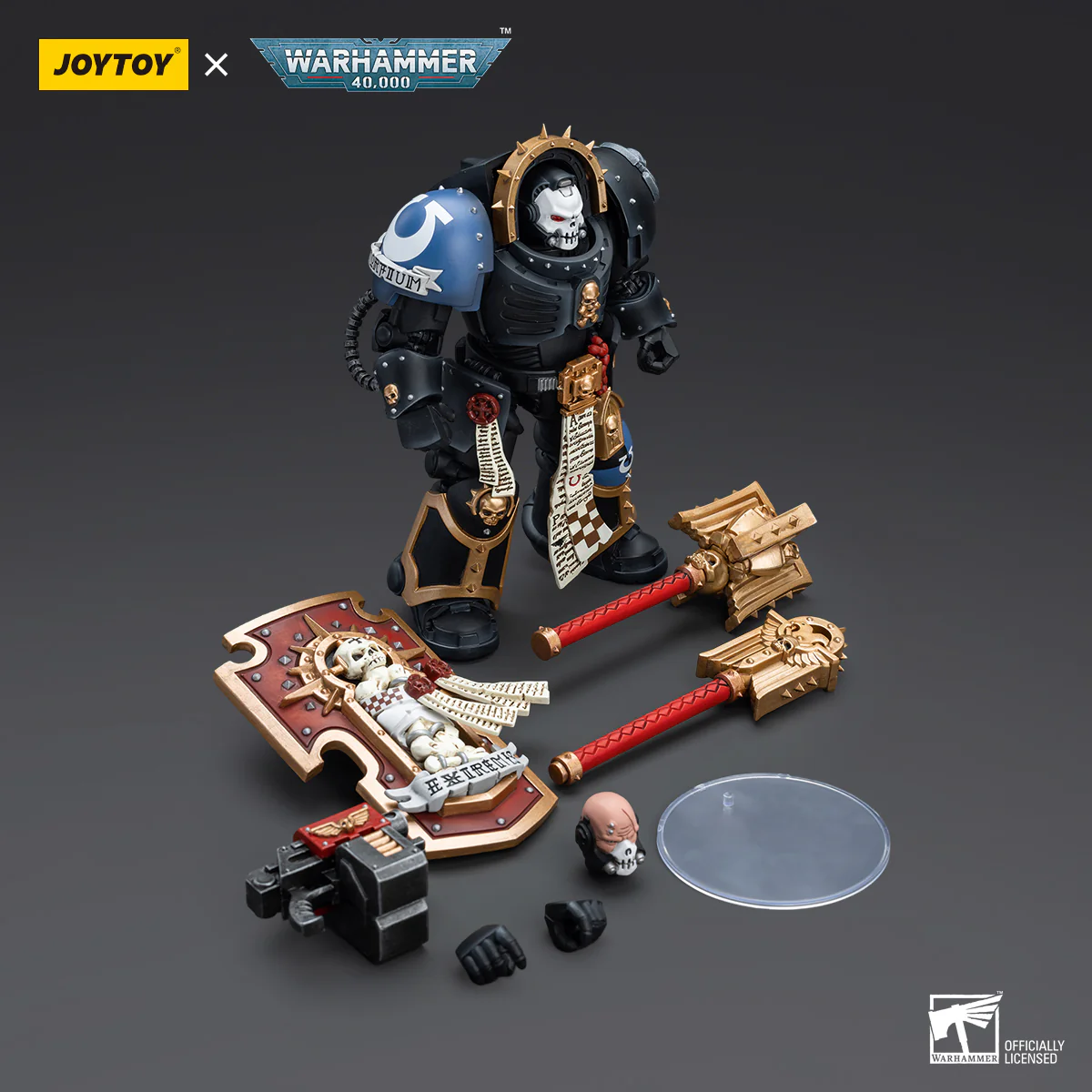 JOYTOY JT7080 Warhammer 40k 1: 18 Ultramarines Chaplain in Terminator Armour - JOYTOY WORLD