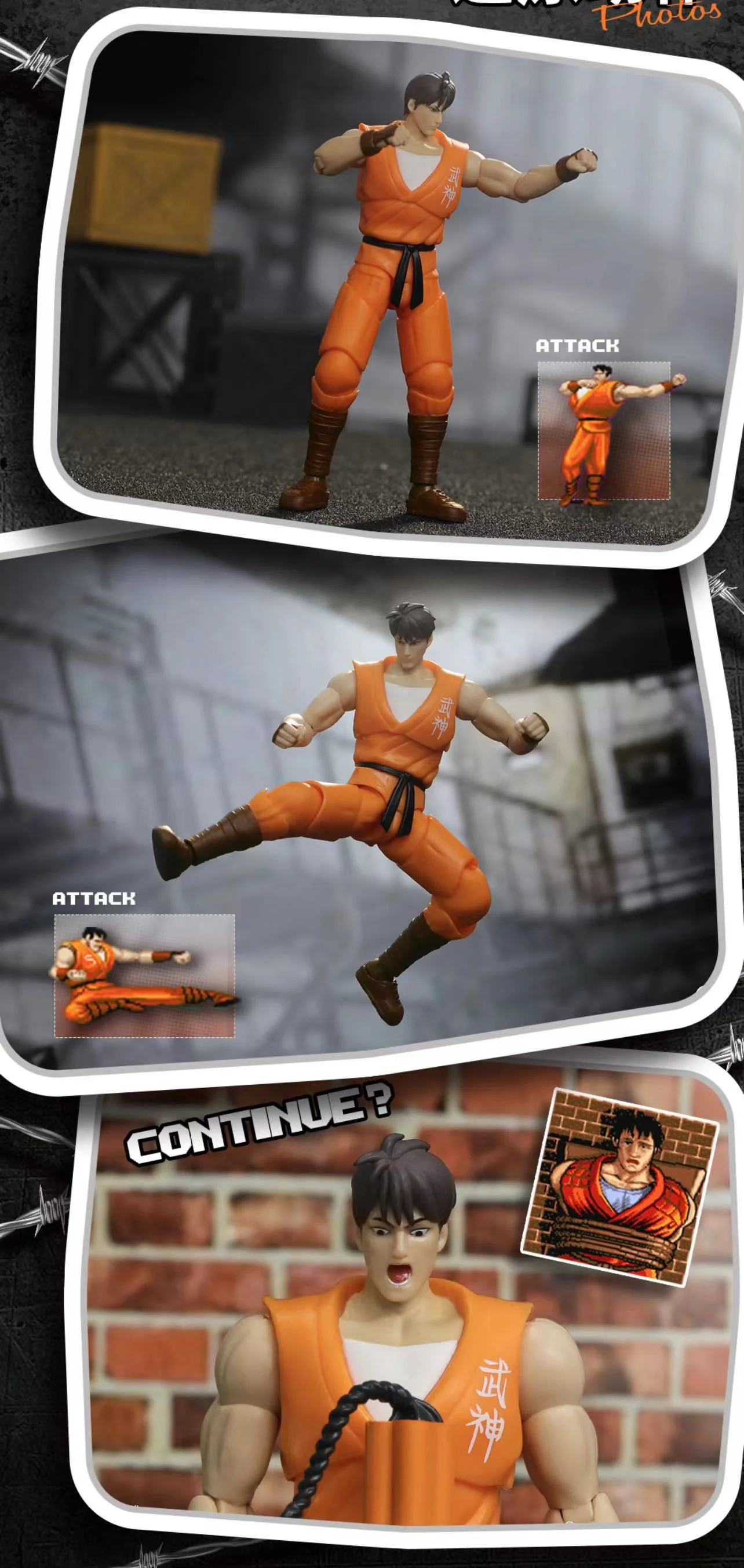 52TOYS FINAL FIGHT 1:18 Cody Guy Haggar - JOYTOY WORLD