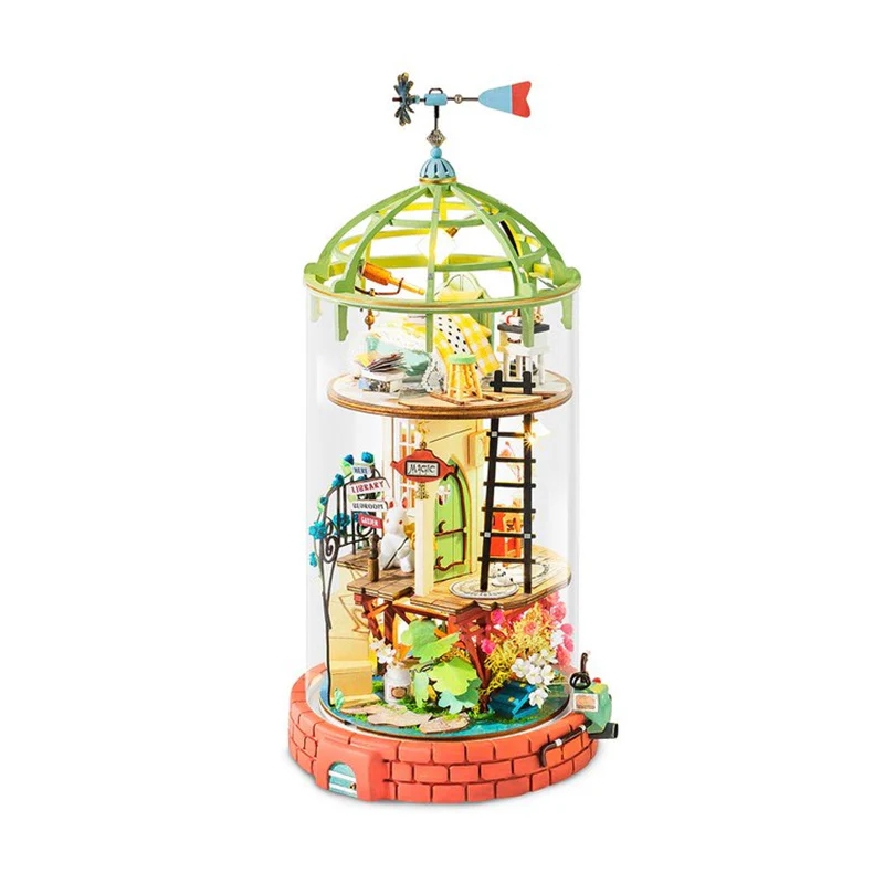 Robotime DS001 Rolife Domed Loft Miniature Dollhouse kit - JOYTOY WORLD